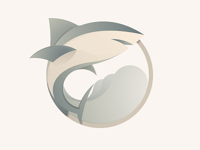 Logo Shark android brand design fish ios iphone logo logotype shark typography vector