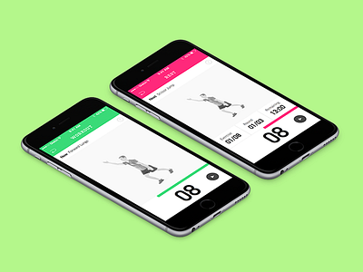 Gym Gym 6 app design fitness interface ios ios8 iphone ui user ux workout