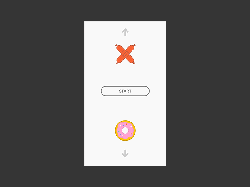 Tic Tac Donut animation app game gif icons interface ios ui