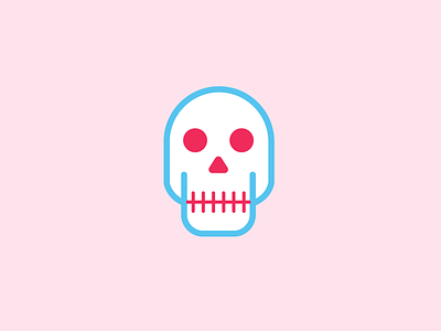Friday Party Skull icon illustration skull