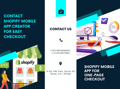 Contact Shopify Mobile App Creator for Easy Checkout development ecommerce shopify mobile app creator
