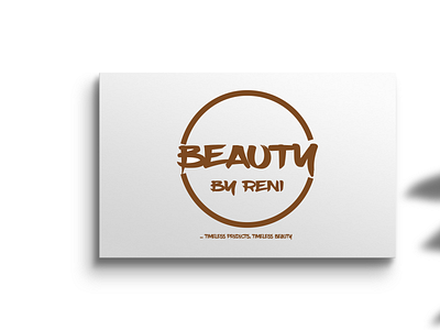 BeautybyReni branding design graphic design logo typography