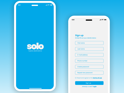 Solo - Explore destinations figma figma design ui