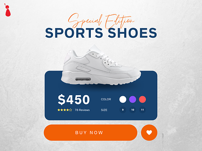 Shoes Website UI Design