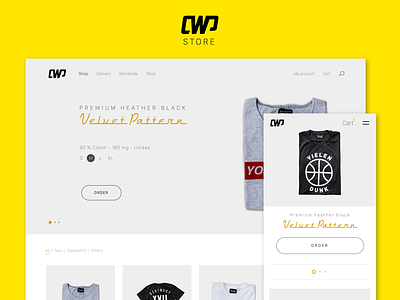 CauseWePlay design e commerce ecommerce minimalist refonte responsive sketch 3 sketch3 streetwear web website wordpress