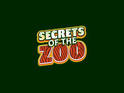 Secrets of the Zoo - Tiger Logo animals logo nature tiger wild