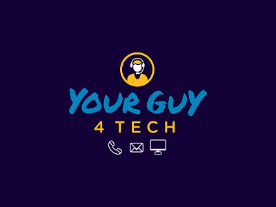 Your Guy 4 Tech Branding - Logo branding logo startup support tech