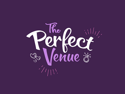The Perfect Venue logo love purple reality tv wedding