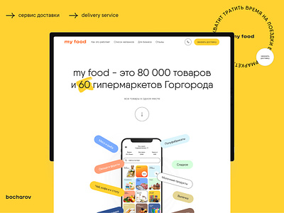 Delivery service 2020 trend animated branding delivery delivery app design food food app logo minimalistic online online delivery online shop screen service typography web
