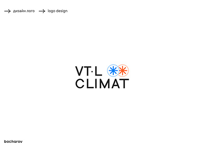 VT L climate air conditioning branding climate climate change cold dribbble heat heating logo screen vector ventilation