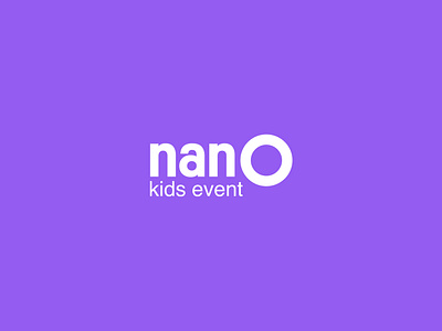 nano kids event agency branding design event illustration kid kids logo nano typography ui vector visual