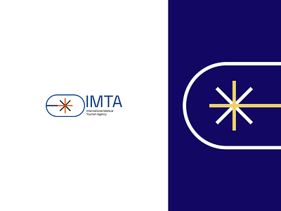IMTA branding care logo medical medicine tourism tourist traveller vector