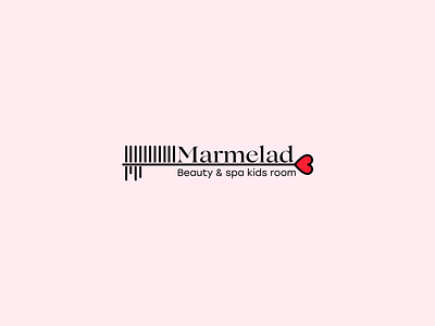 Marmelad logo beauty branding flower hair illustration kid kids logo logotype marmelad salon vector