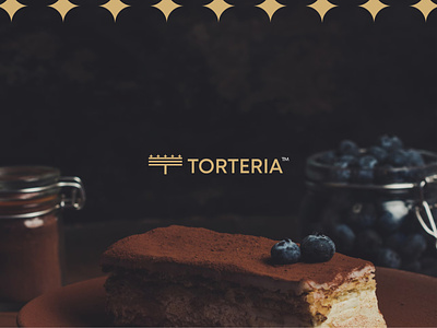 Torteria cake confectionery design graphic design logo logotype pie sweet shop