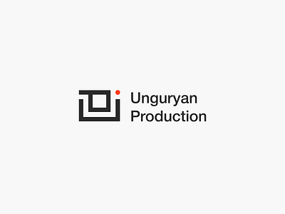 Unguryan Production app brand branding camera company design dribbble icon logo movie production shooting typography up update vide video wedding