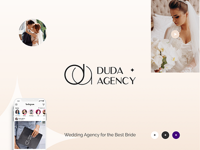 Wedding Agency logo agency brand design branding design dribbble logo organization rings tipografia typography vector visual wedding design