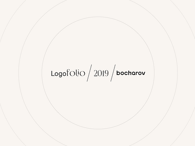 Logofolio 2019 . LOGOS . Minimal Logos