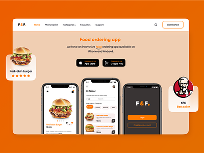 Food ordering app design order ui uidesigner uiux uiuxdesign uiuxdesigner ux uxdesigner web