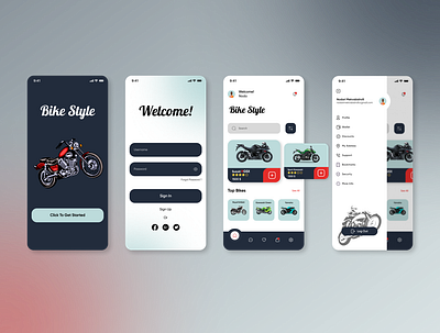 Bike Style app apple bike bikeshop design dribbble ios shop ui ui ux ui design uidesign uidesigner uidesigns uiux uiuxdesign uiuxdesigner ux uxdesigner