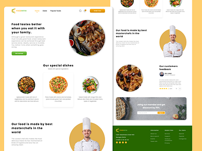 FOODINFINI chef design food foodweb ordernow restaurant restaurantweb trendingweb ui uidesigner uistyles uiux uiuxdesign uiuxdesigner ux web webdesigner weborder webshop website