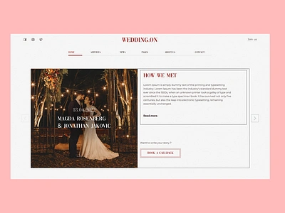 Wedding Website ceremony design newdesign newwebsite project trendingdesign ui uidesigner uiux uiuxdesign uiuxdesigner ux website websitedesign websitedesigner websiteuidesigner websiteuxdesigner wedding weddingwebsite weddingwebsitedesigner