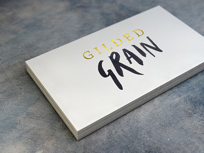 Gilded Grain Identity brand brand design branding identity design logo logo design stationery design