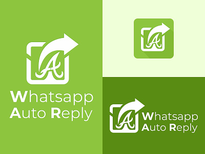 Logo Concept of whatsapp Auto Reply app icon auto auto reply avtar branding icon logo logo designer logoconcept logodesign reply ui ux uxui whatsapp