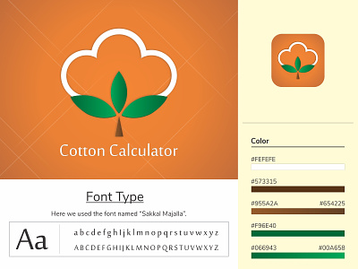 Cotton calculator Logo | Branding | Concept Logo