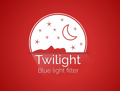 Twilight Blue Light Filter App Icon avatar filter logo moon moonlight moonshine