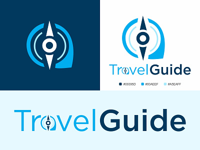 Travel Guide logo | App icon app icon compass concept logo directions logo logodesign mobile places tour