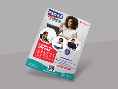 Flyer Interactive design illustration