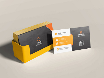 Carte de visite Lanarah branding design logo ui