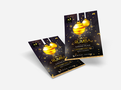Flyer Soirée Rumba branding design illustration