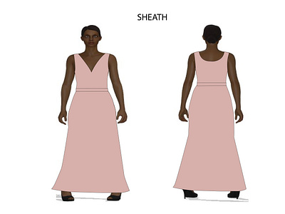 Wedding Sheath Gown