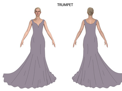 Wedding Trumpet Gown