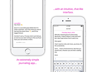 Ipsum for iPhone — Chat with your Journal