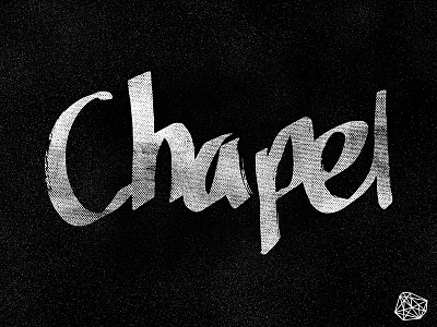 Chapel Script Logo blackwebstudio chapel church cursive hand hand lettering hand type lettering marker script typography