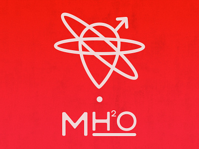 MH2O - Water from Mars branding drop graphic design h20 h2o logo mars mh2o planet planets water