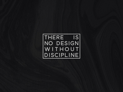 Discipline design discipline
