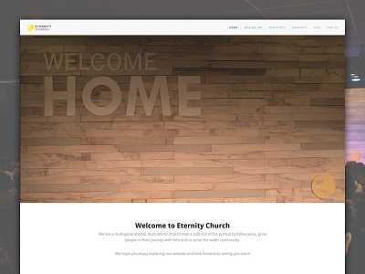 Eternity Church Website design website website design