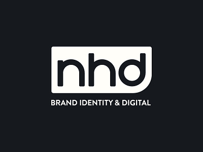 Nathan Hurst Design - Logo badge brand brand identity branding circle lines logo logo design monogram nh nhd wip