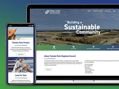 Tamala Park Regional Council Website Design
