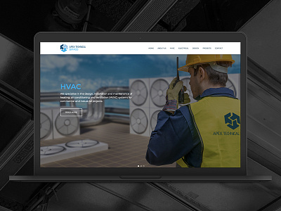 Apex Technical Services Website apex market creations services technical website design