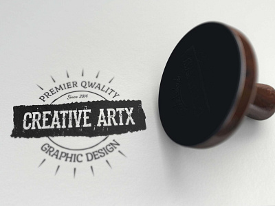 Stamp Mockup artx collection creative design graphic design illustration logo mockup new premium stamp