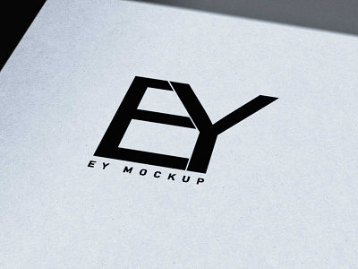 Premium Print Design Logo Mockup