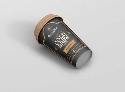 Cold Brew Coffee Cup Mockup coffee cold brew collection cup design freebies illustration mockup new packaging premium