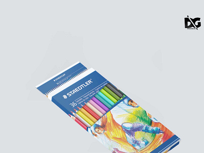 Staedtler Pencil Box Mockup