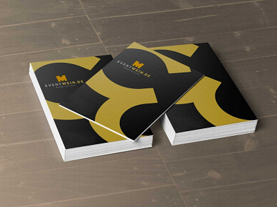 Business Card Top View Mockup