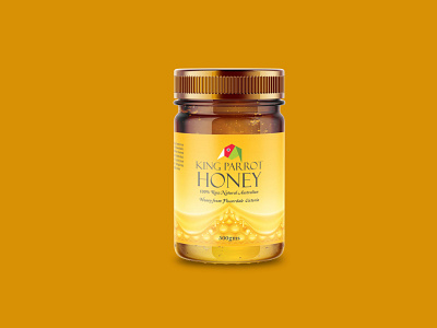 Premium Big Honey Jar Bottle Mockup