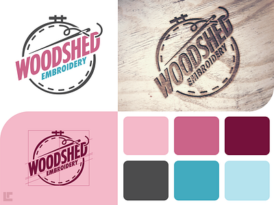 Woodshed Embroidery Rebrand